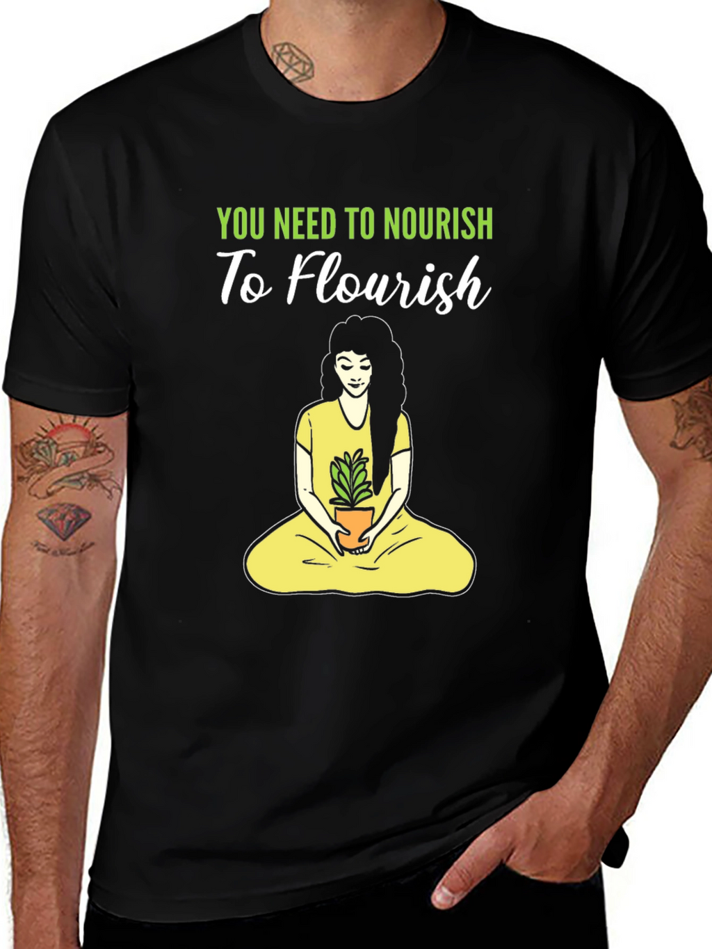 Nourish to Flourish Graphic Tee