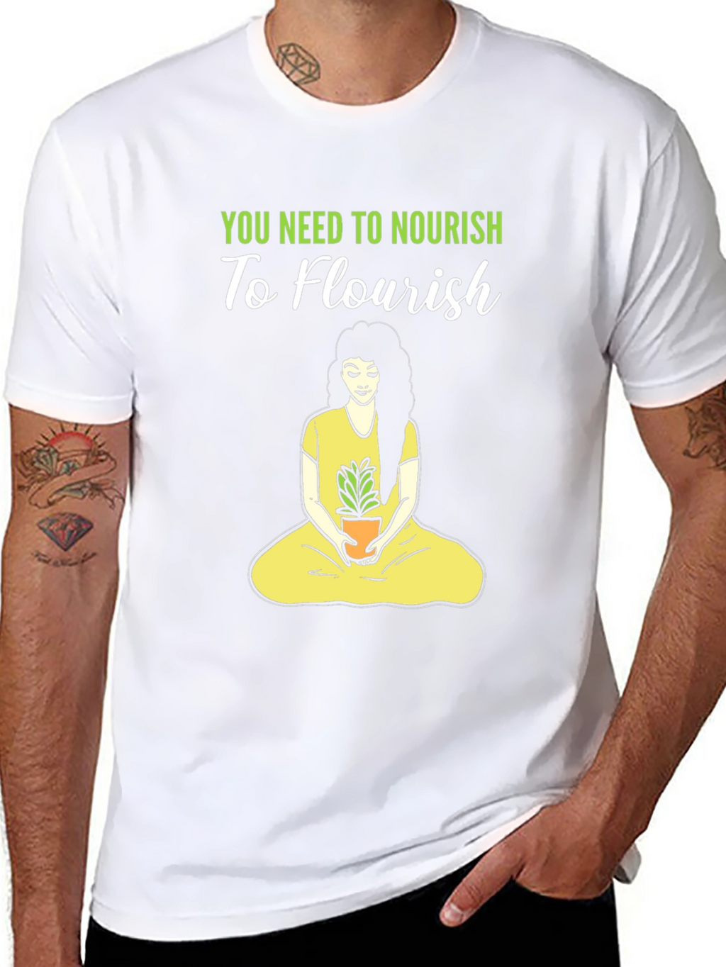 Nourish to Flourish Graphic Tee