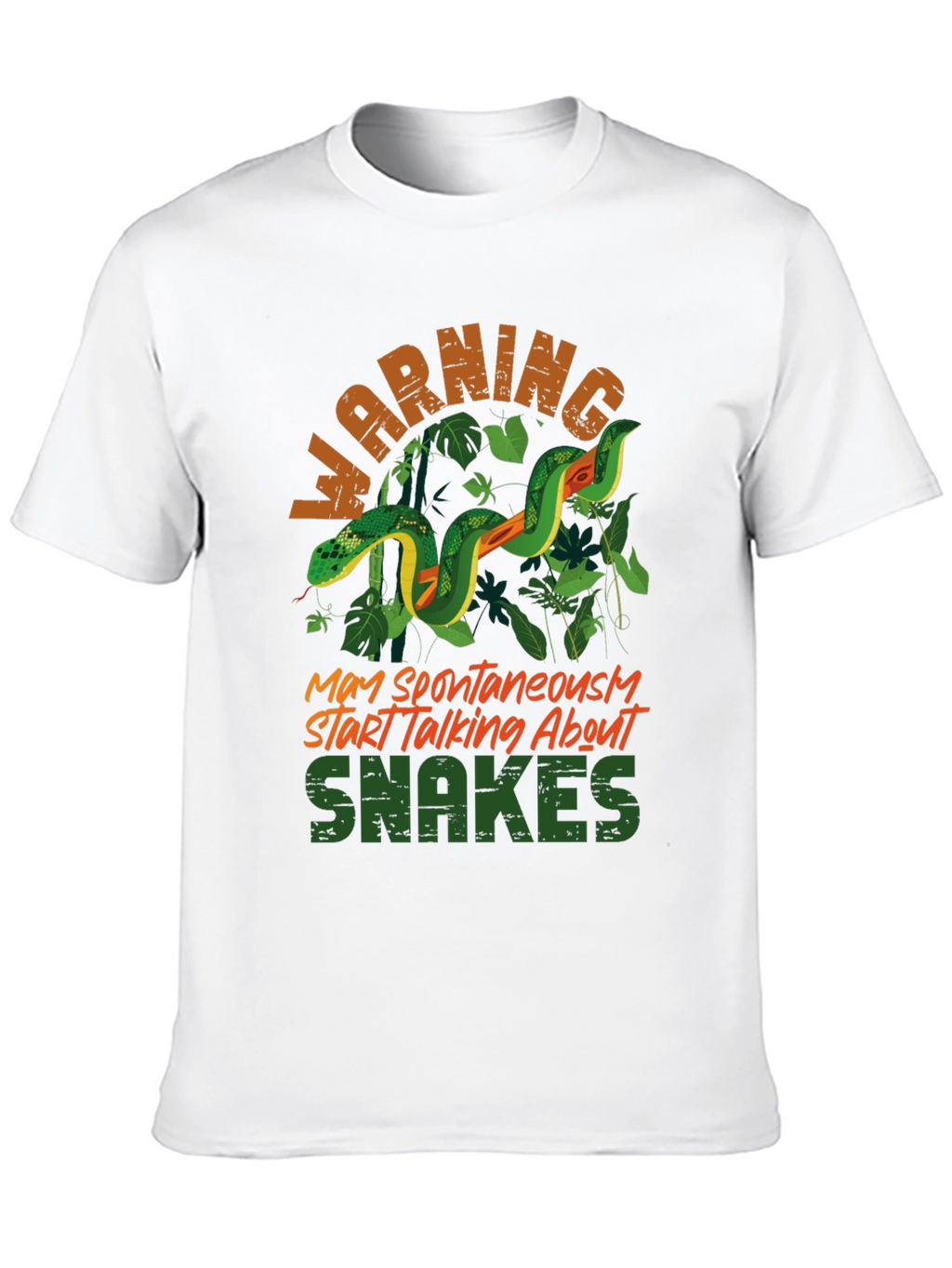 Warning May Spontaneously Start Talking About Snakes T-Shirt
