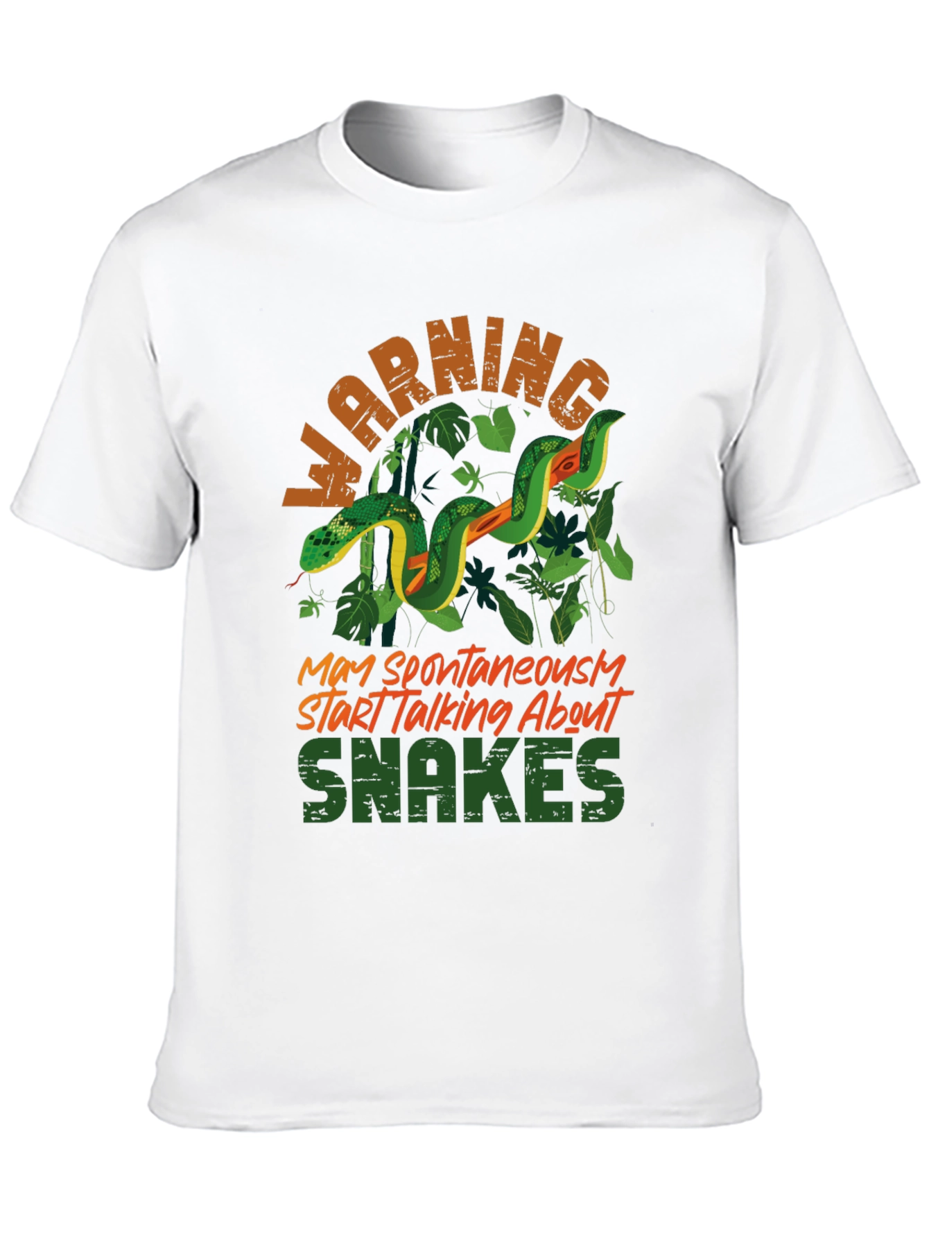 Warning May Spontaneously Start Talking About Snakes T-Shirt