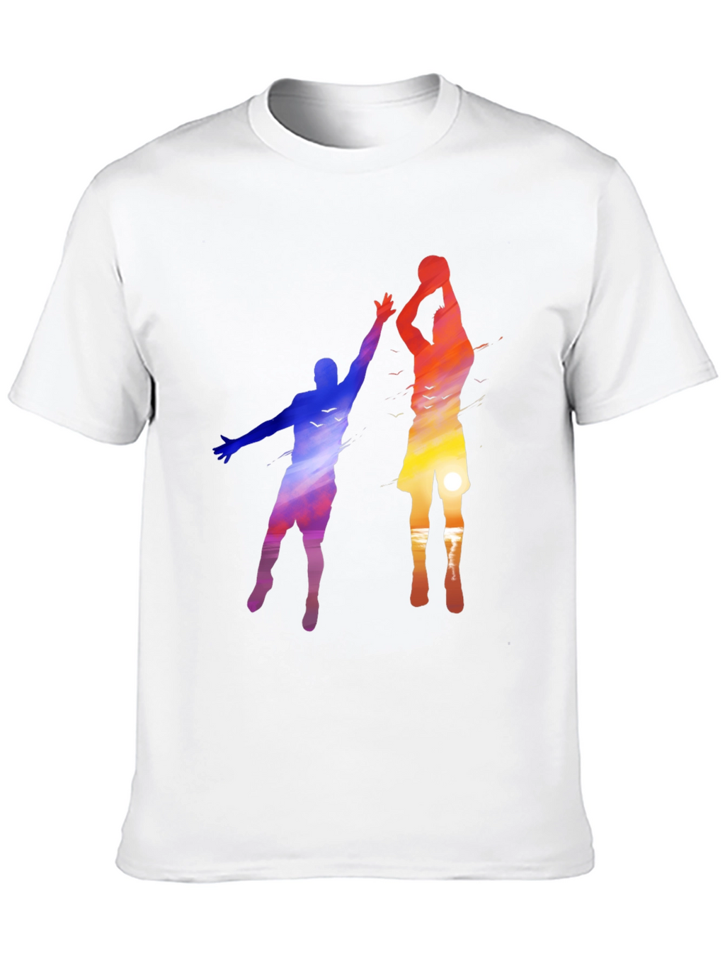 Sunset Basketball Graphic Tee