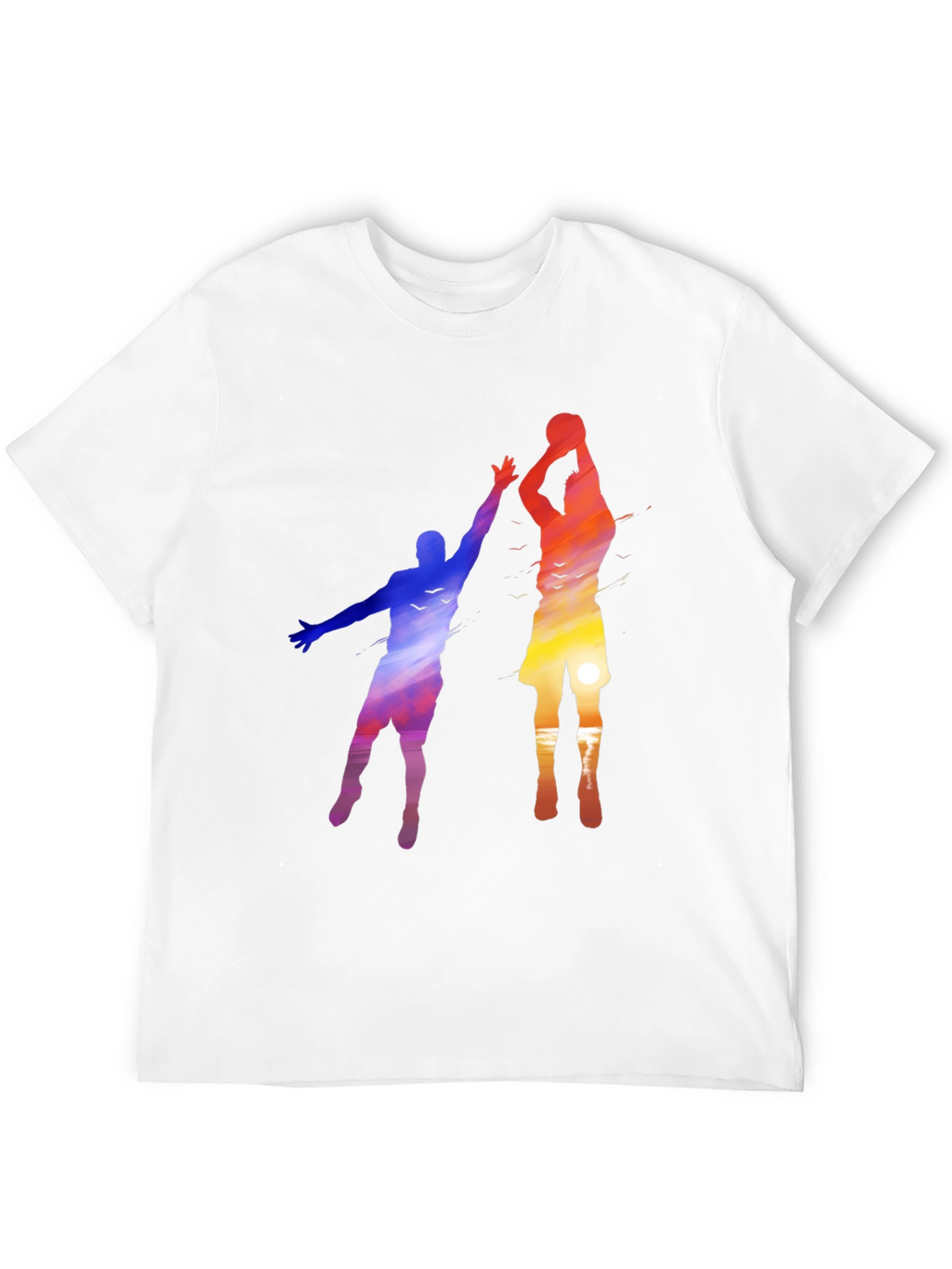 Sunset Basketball Graphic Tee