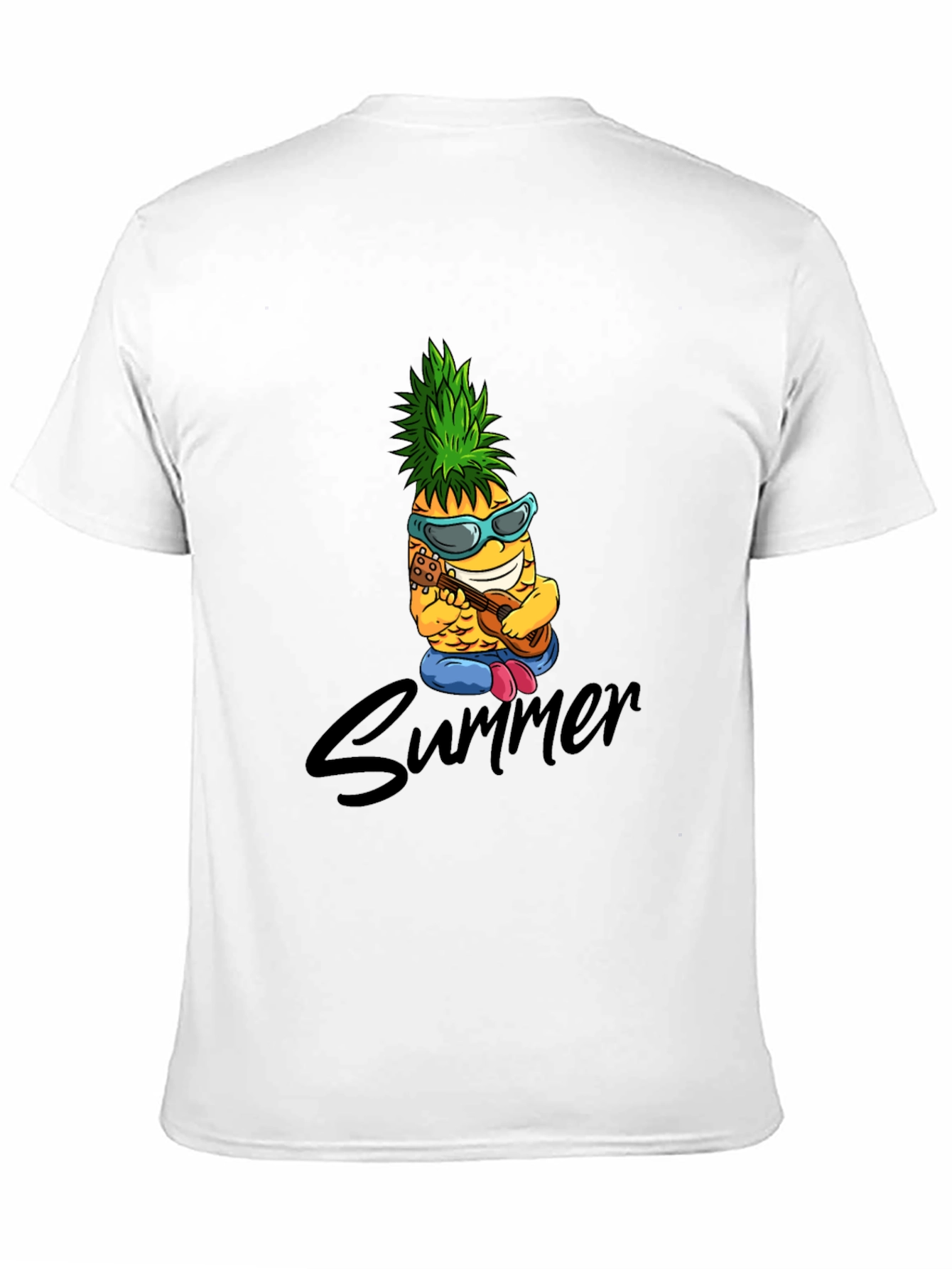 Summer Pineapple Graphic Tee - Cool Fruit Design