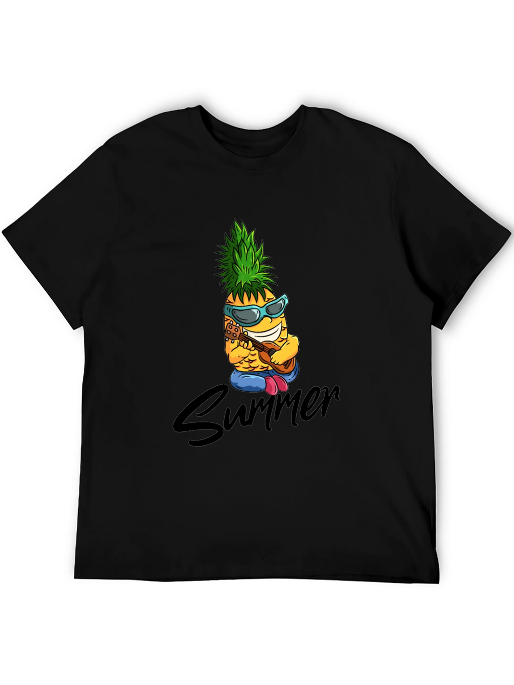 Summer Pineapple Graphic Tee - Cool Fruit Design