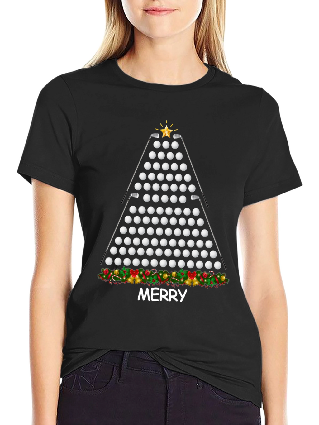 Festive Billiards Christmas Tree T-Shirt