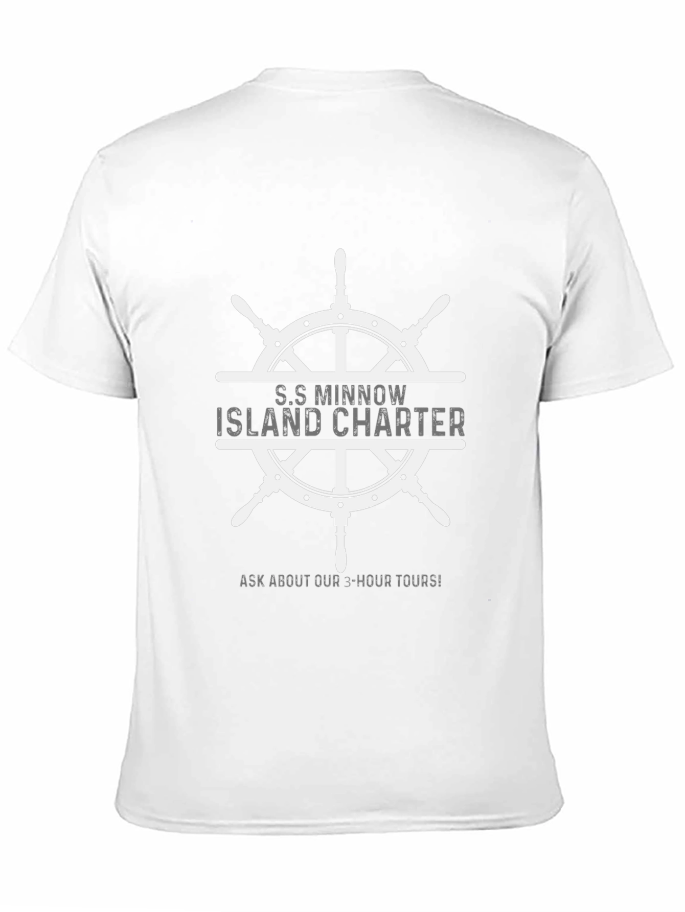 S.S. Minnow Island Charter Black T-Shirt