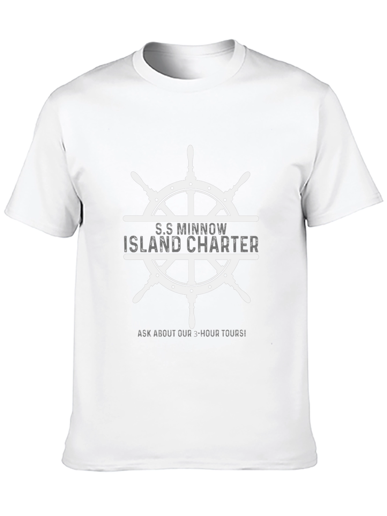 S.S. Minnow Island Charter Black T-Shirt
