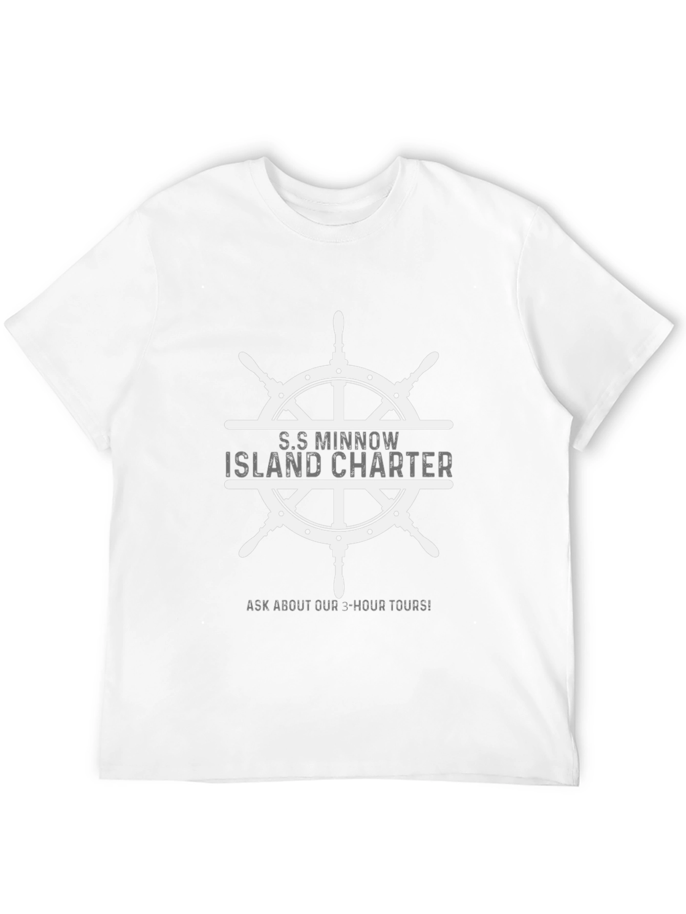 S.S. Minnow Island Charter Black T-Shirt