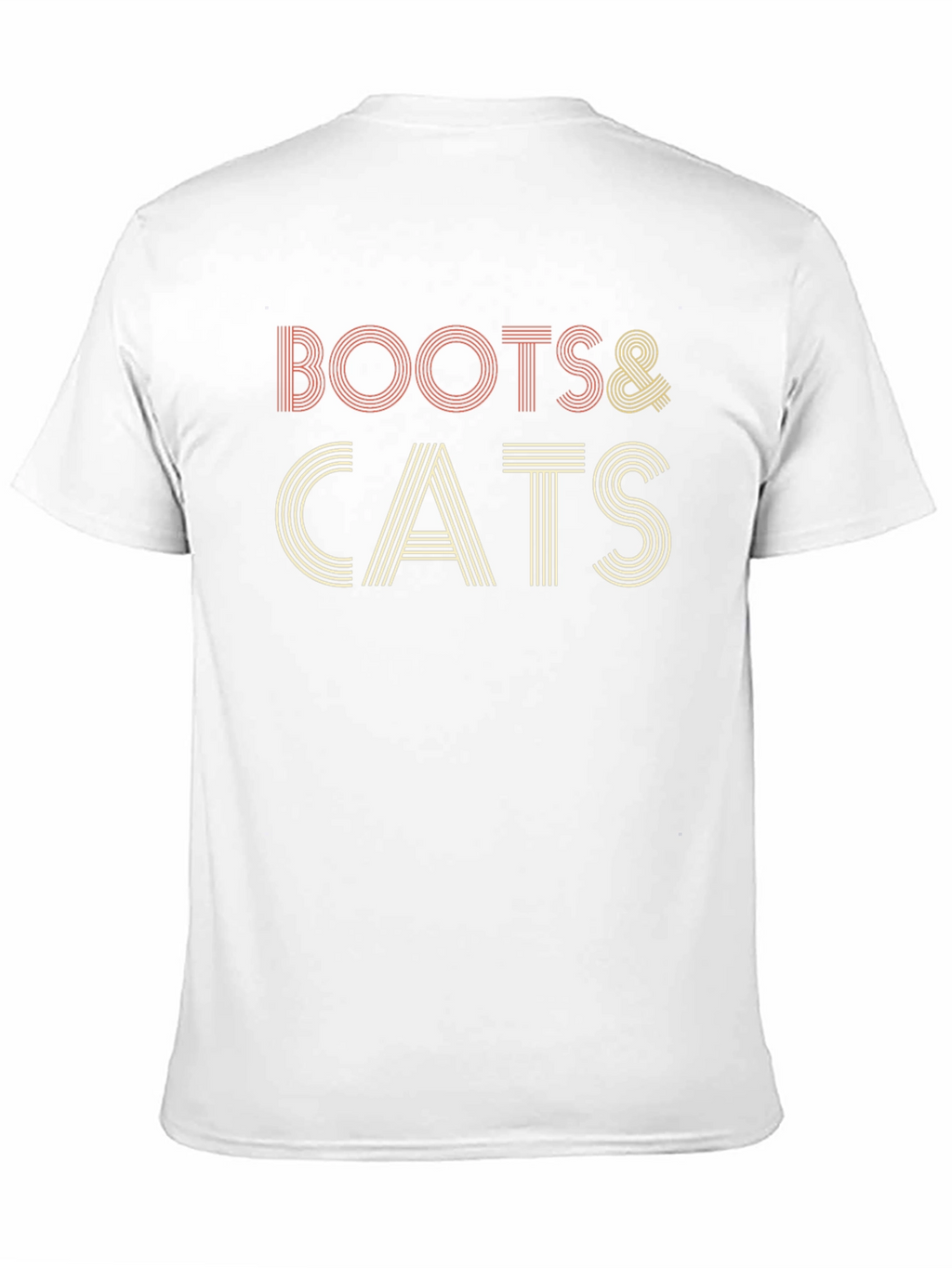 Boots & Cats Retro Style T-Shirt