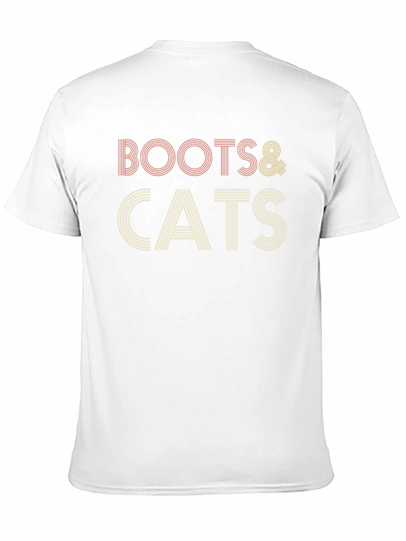 Boots & Cats Retro Style T-Shirt