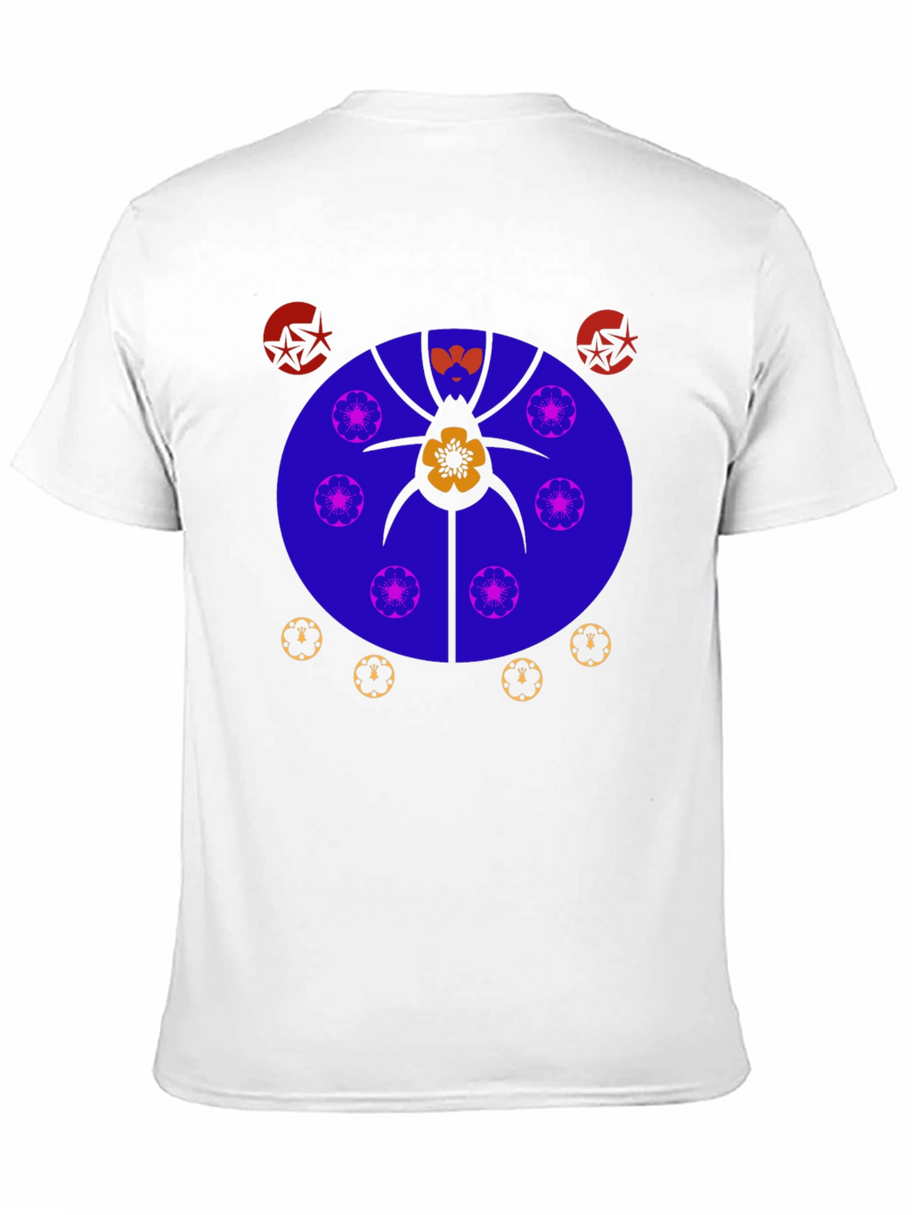 Abstract Graphic Print Tee - Unique Design