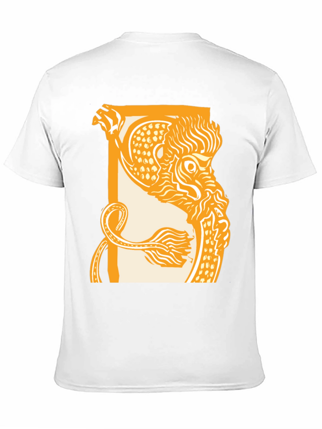 Dragon Graphic Print Black Crew Neck T-Shirt