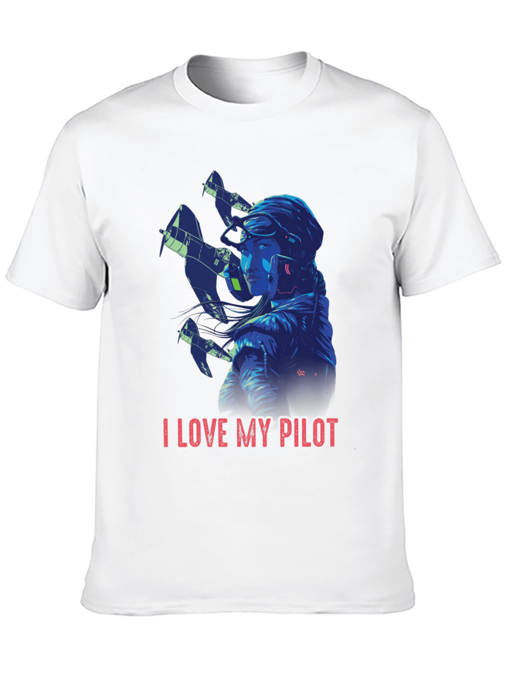 I Love My Pilot T-Shirt - Aviation Style