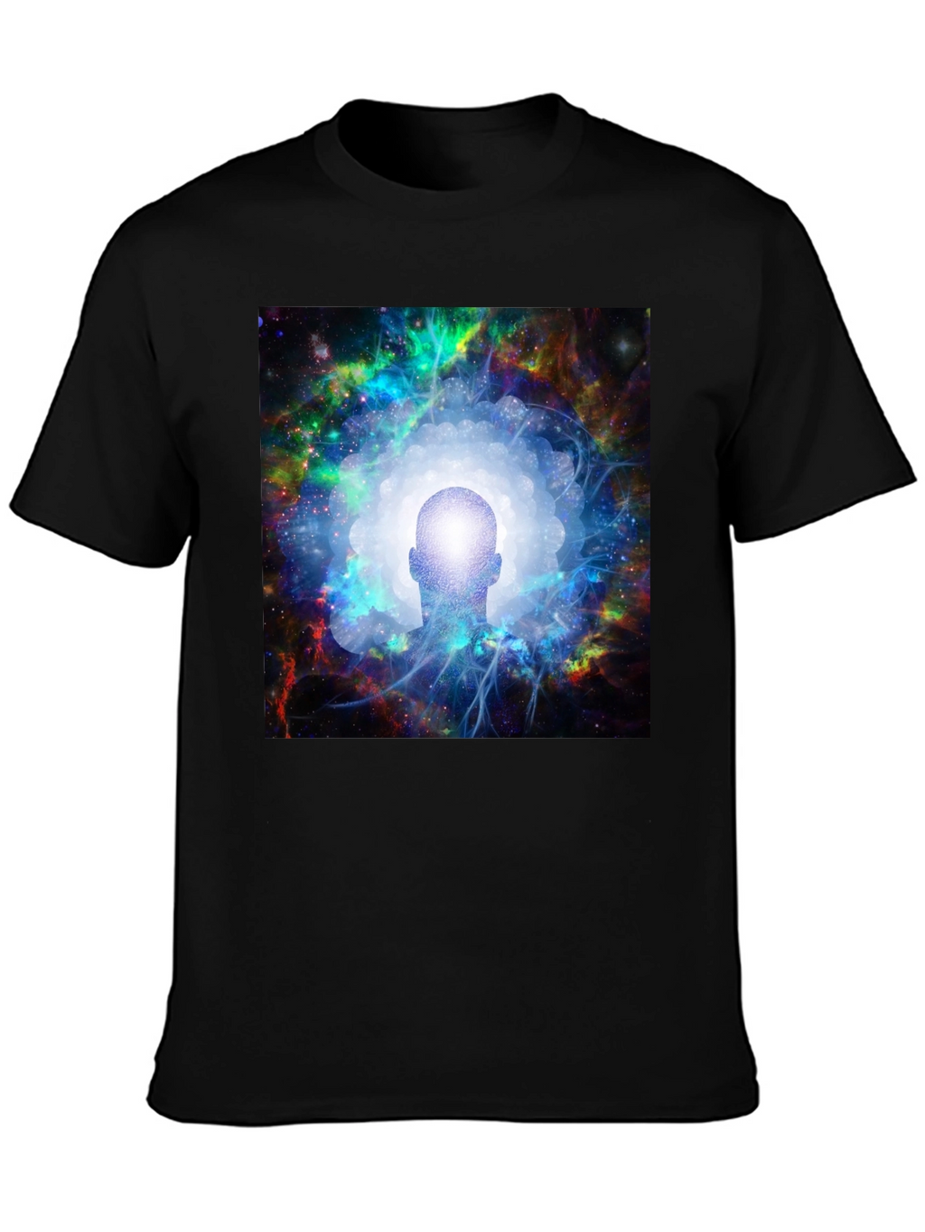 Cosmic Mind Black T-Shirt - Unisex Spiritual Tee