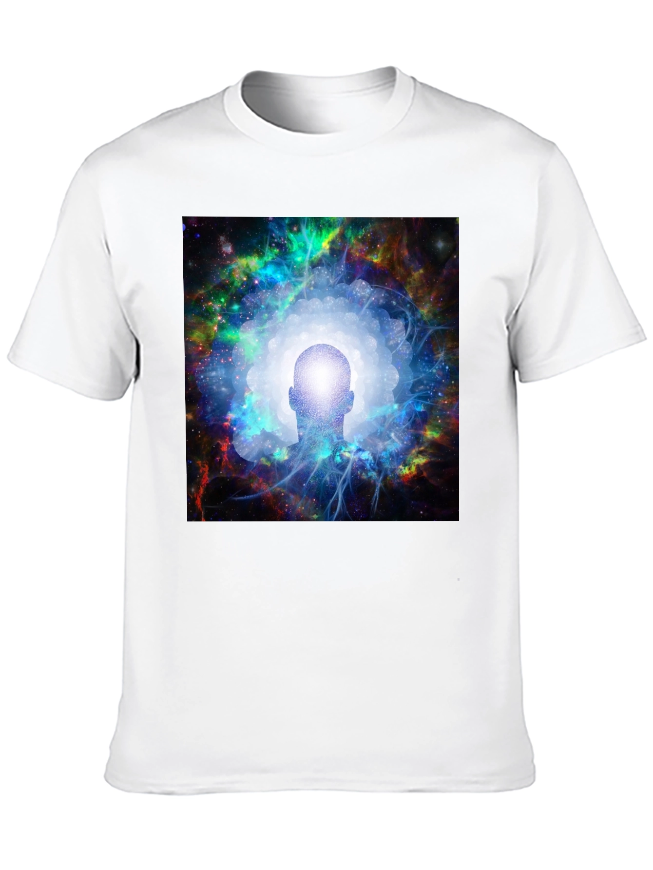Cosmic Mind Black T-Shirt - Unisex Spiritual Tee