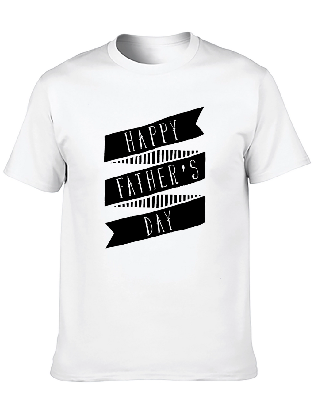 Happy Fathers Day Black T-Shirt