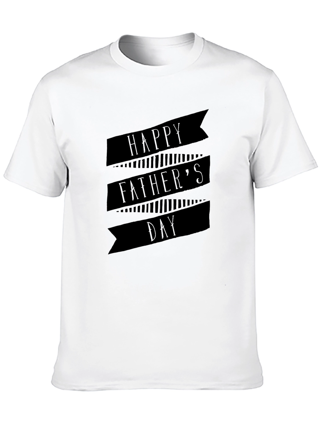Happy Fathers Day Black T-Shirt