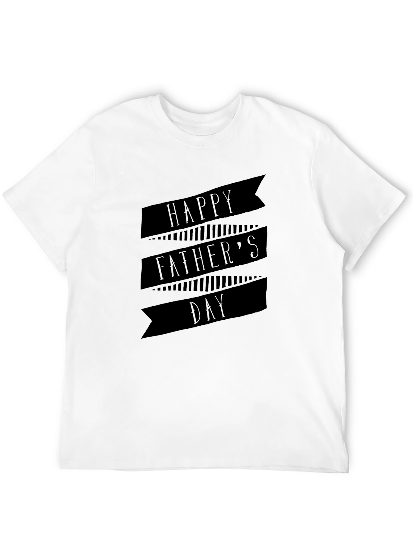 Happy Fathers Day Black T-Shirt