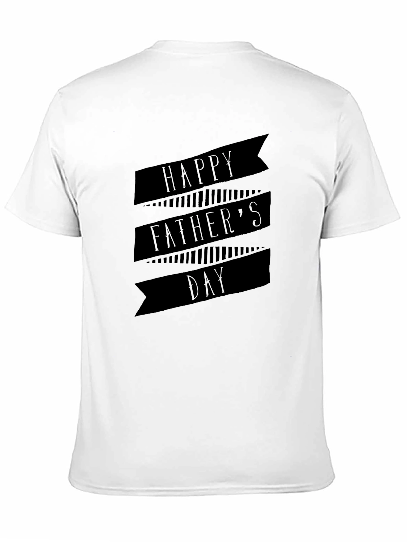 Happy Fathers Day Black T-Shirt