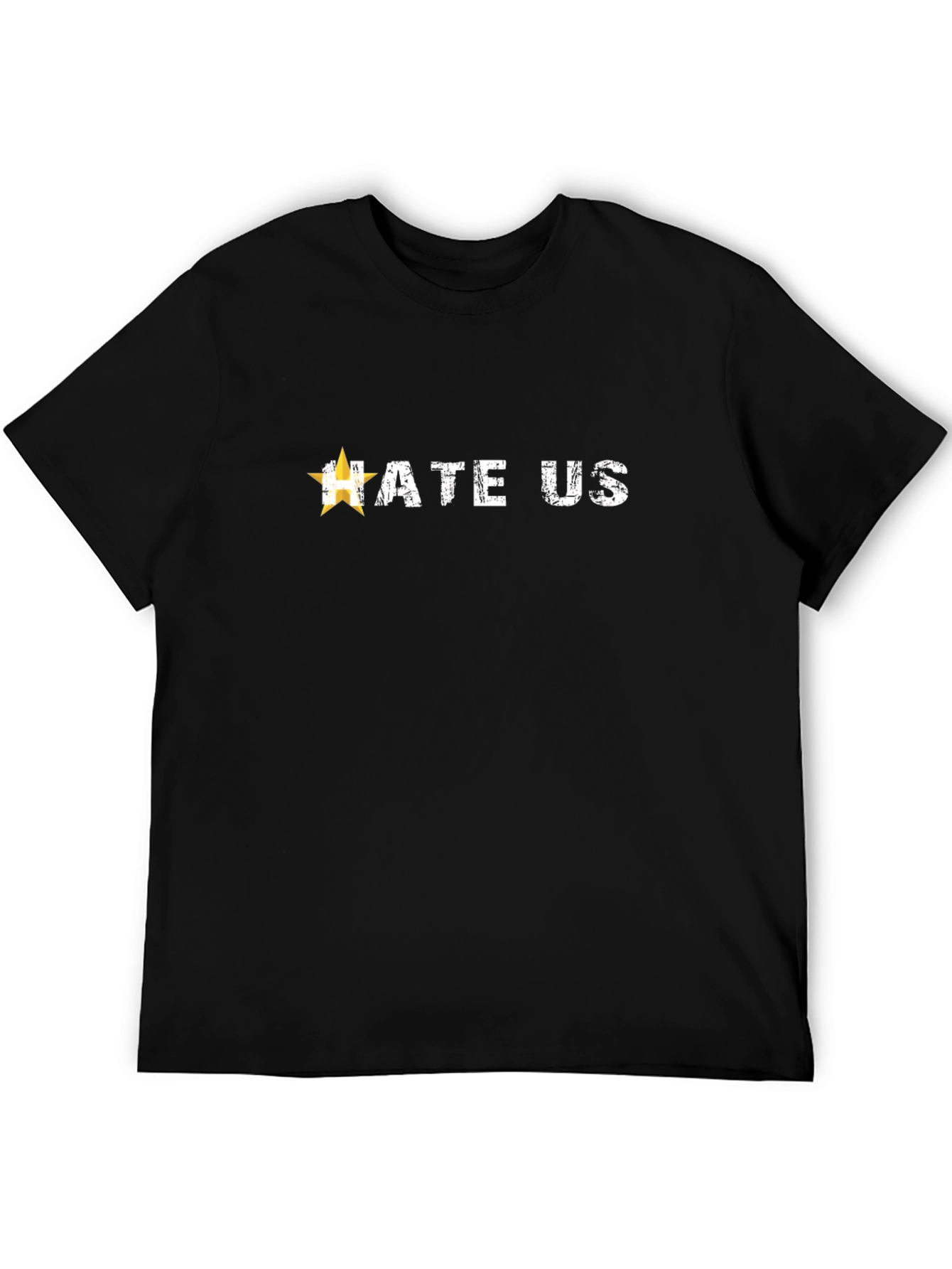 Hate Us Graphic Tee - Mens Black T-Shirt