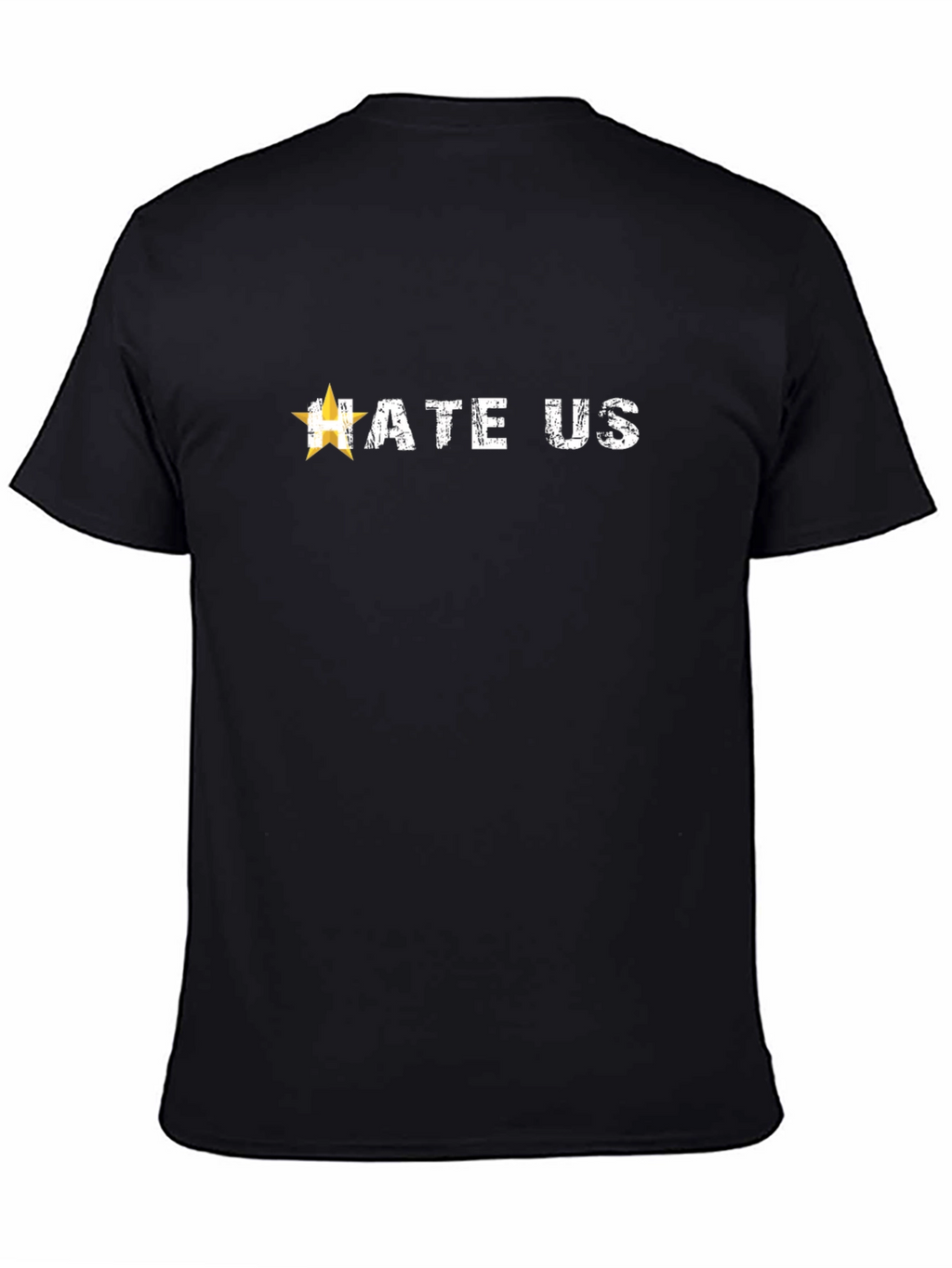 Hate Us Graphic Tee - Mens Black T-Shirt