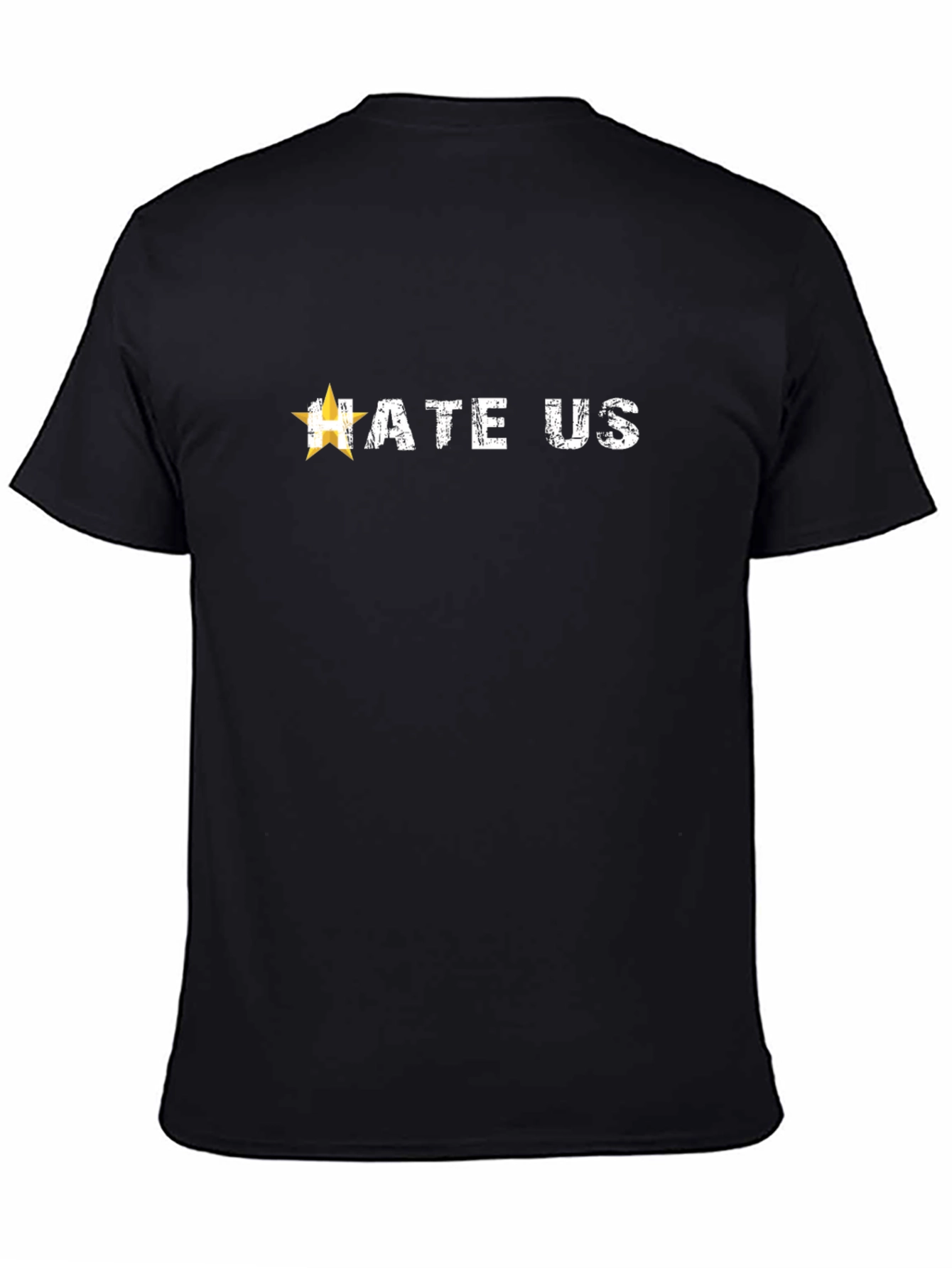 Hate Us Graphic Tee - Mens Black T-Shirt
