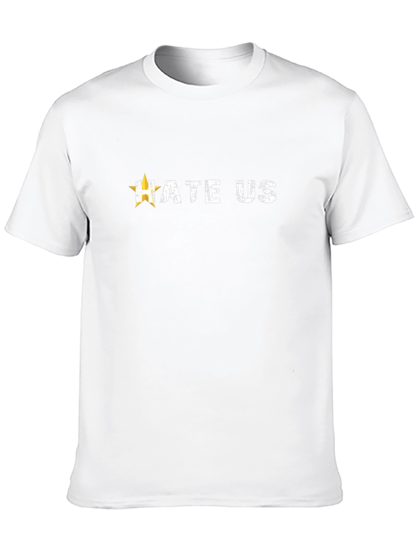 Hate Us Graphic Tee - Mens Black T-Shirt