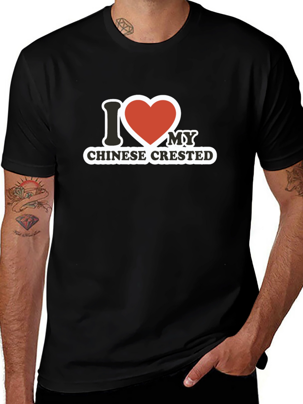 I Heart My Chinese Crested T-Shirt