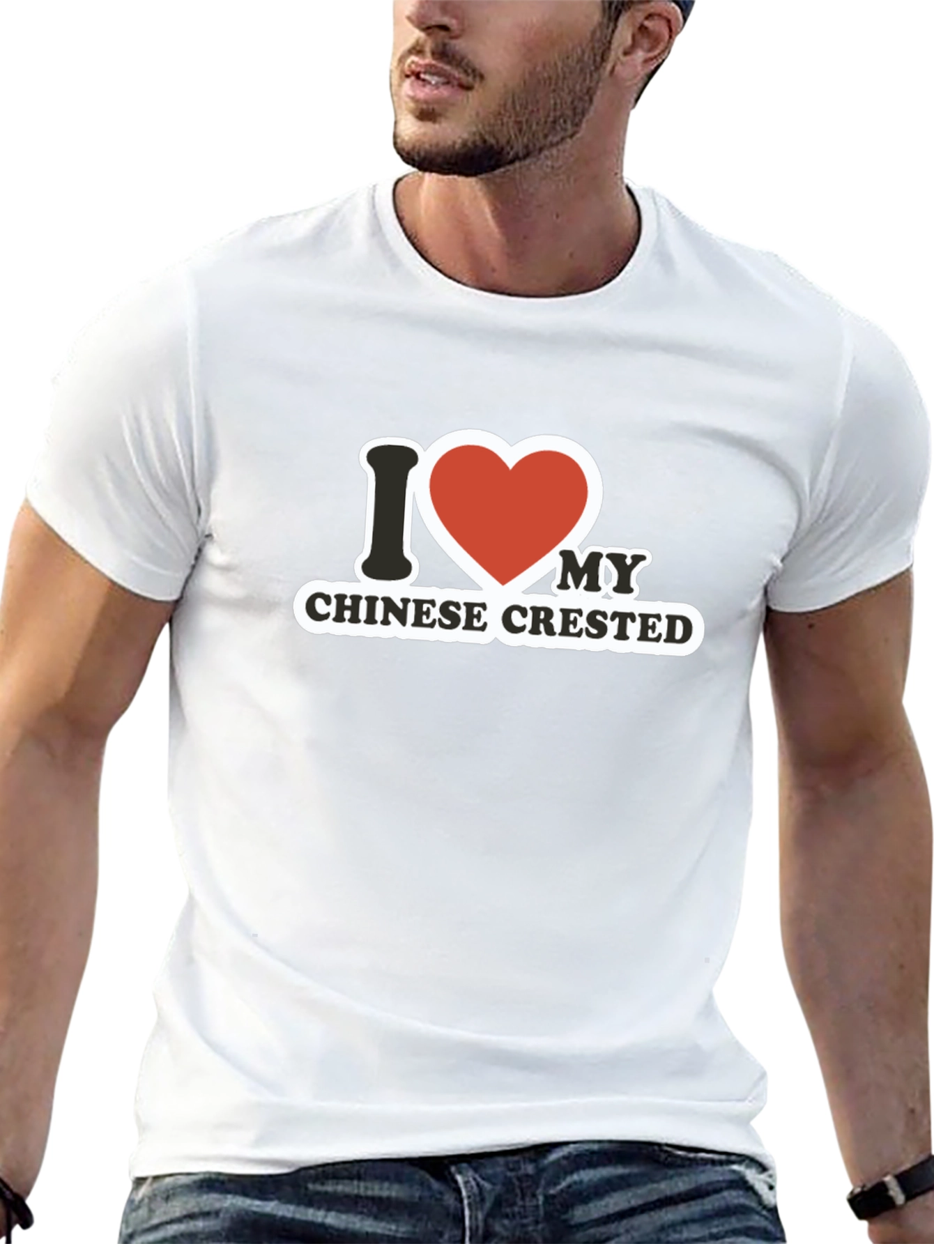 I Heart My Chinese Crested T-Shirt
