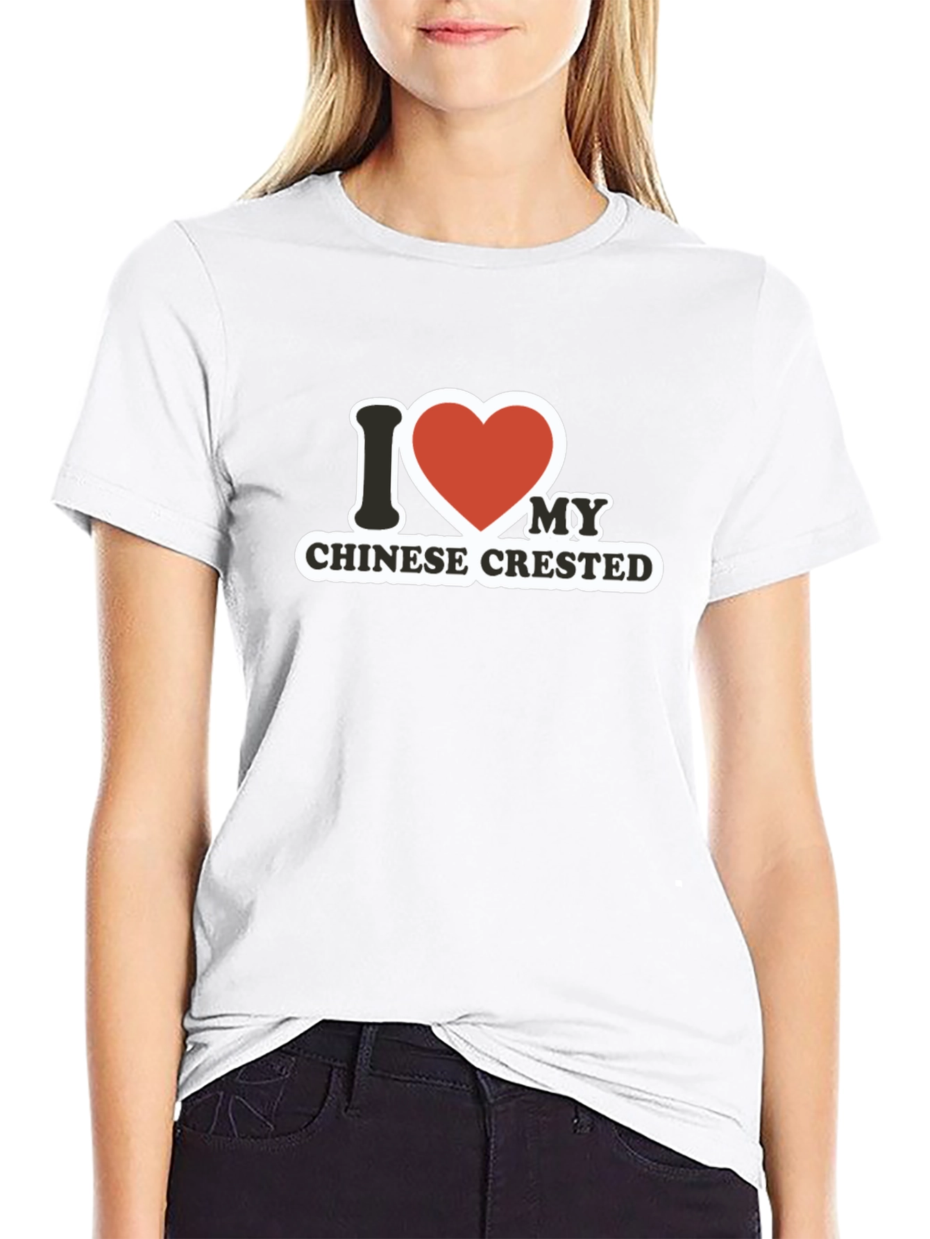 I Heart My Chinese Crested T-Shirt