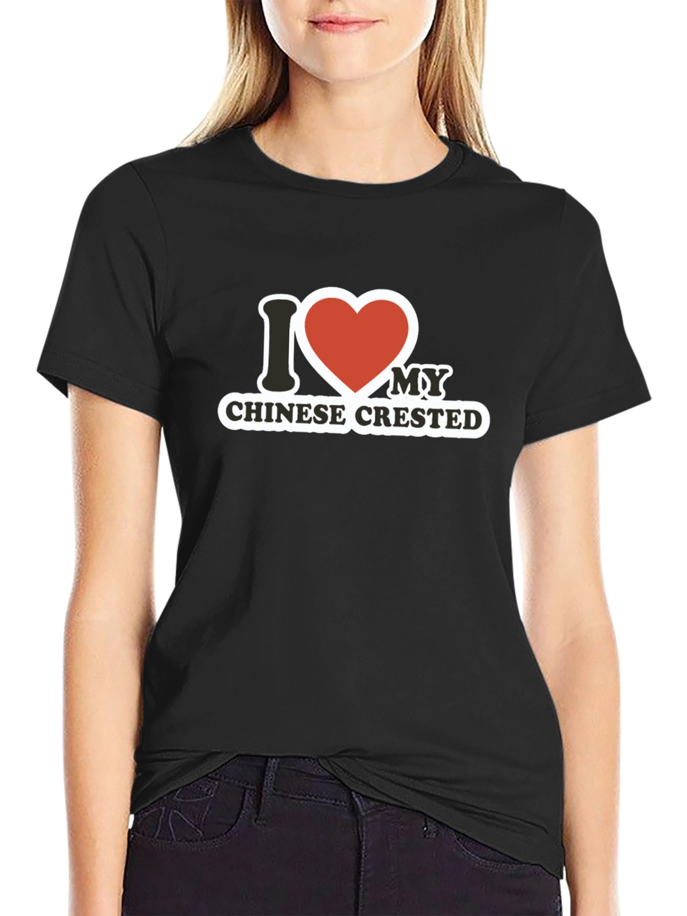 I Heart My Chinese Crested T-Shirt