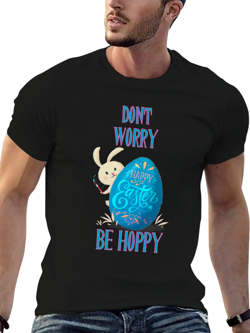 Dont Worry Be Hoppy Easter T-Shirt