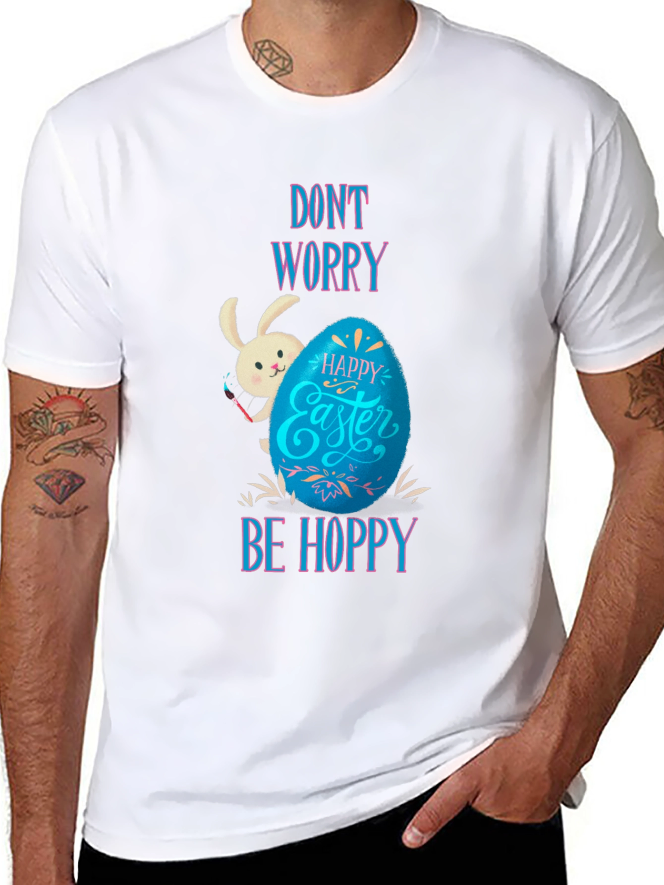 Dont Worry Be Hoppy Easter T-Shirt