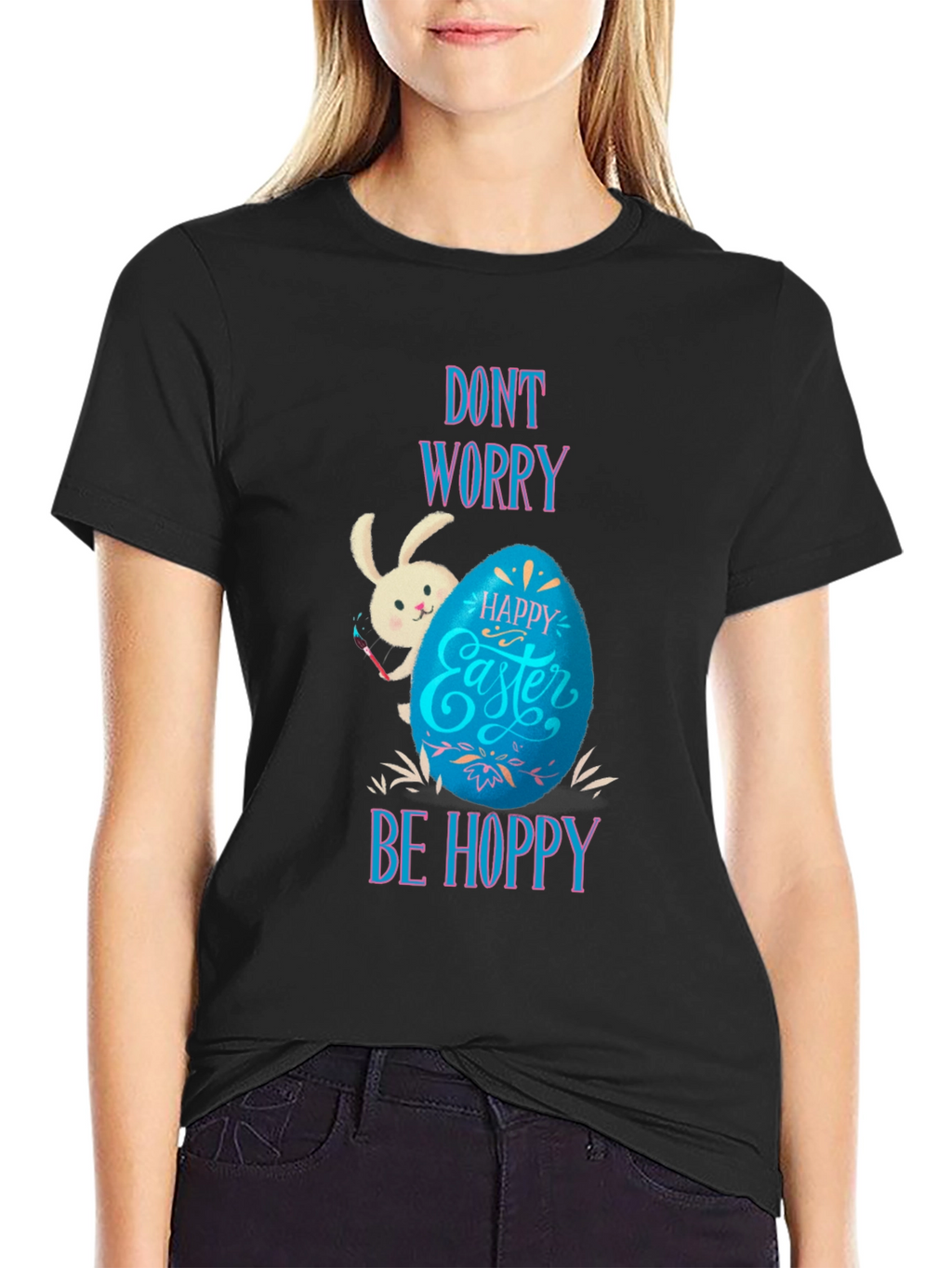 Dont Worry Be Hoppy Easter T-Shirt