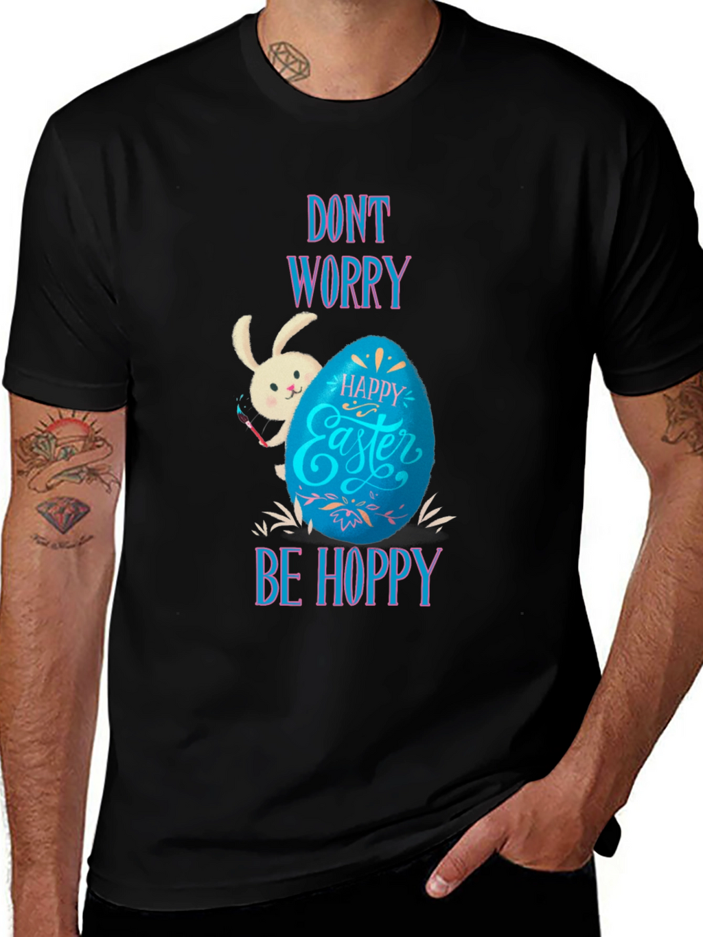 Dont Worry Be Hoppy Easter T-Shirt