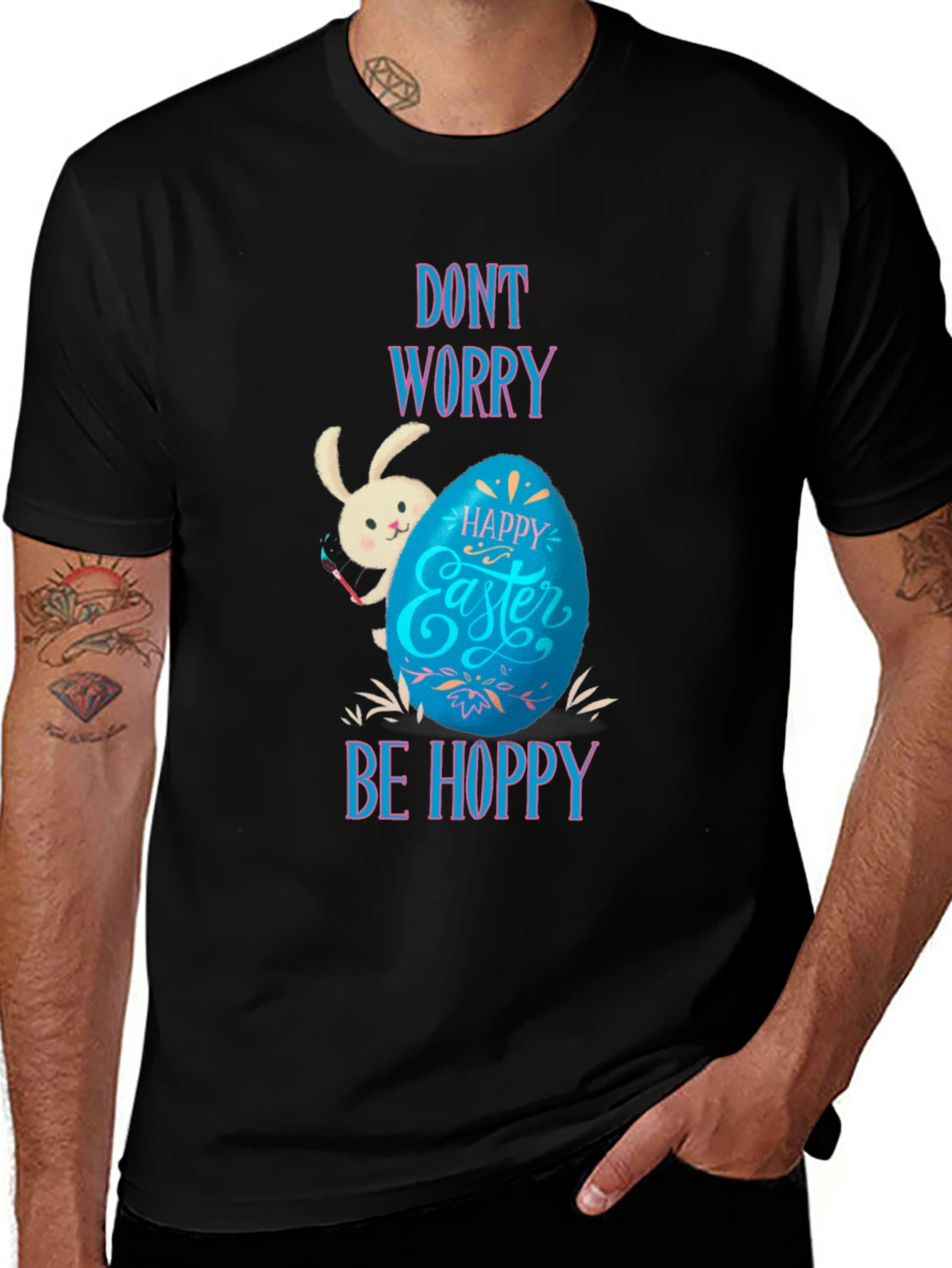 Dont Worry Be Hoppy Easter T-Shirt