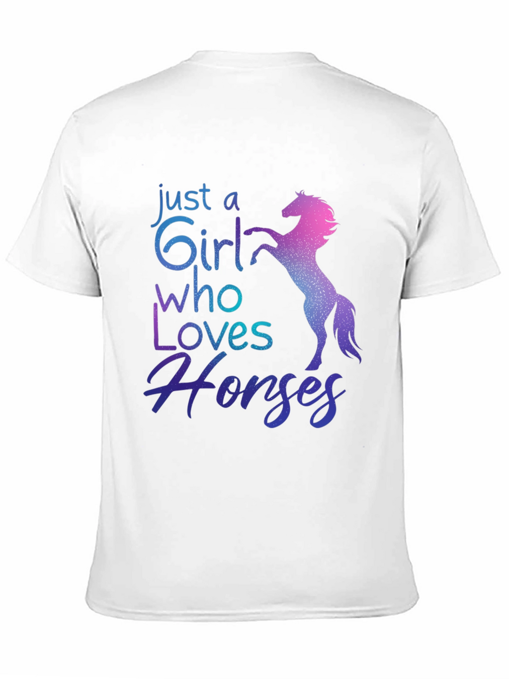 Just A Girl Who Loves Horses T-Shirt