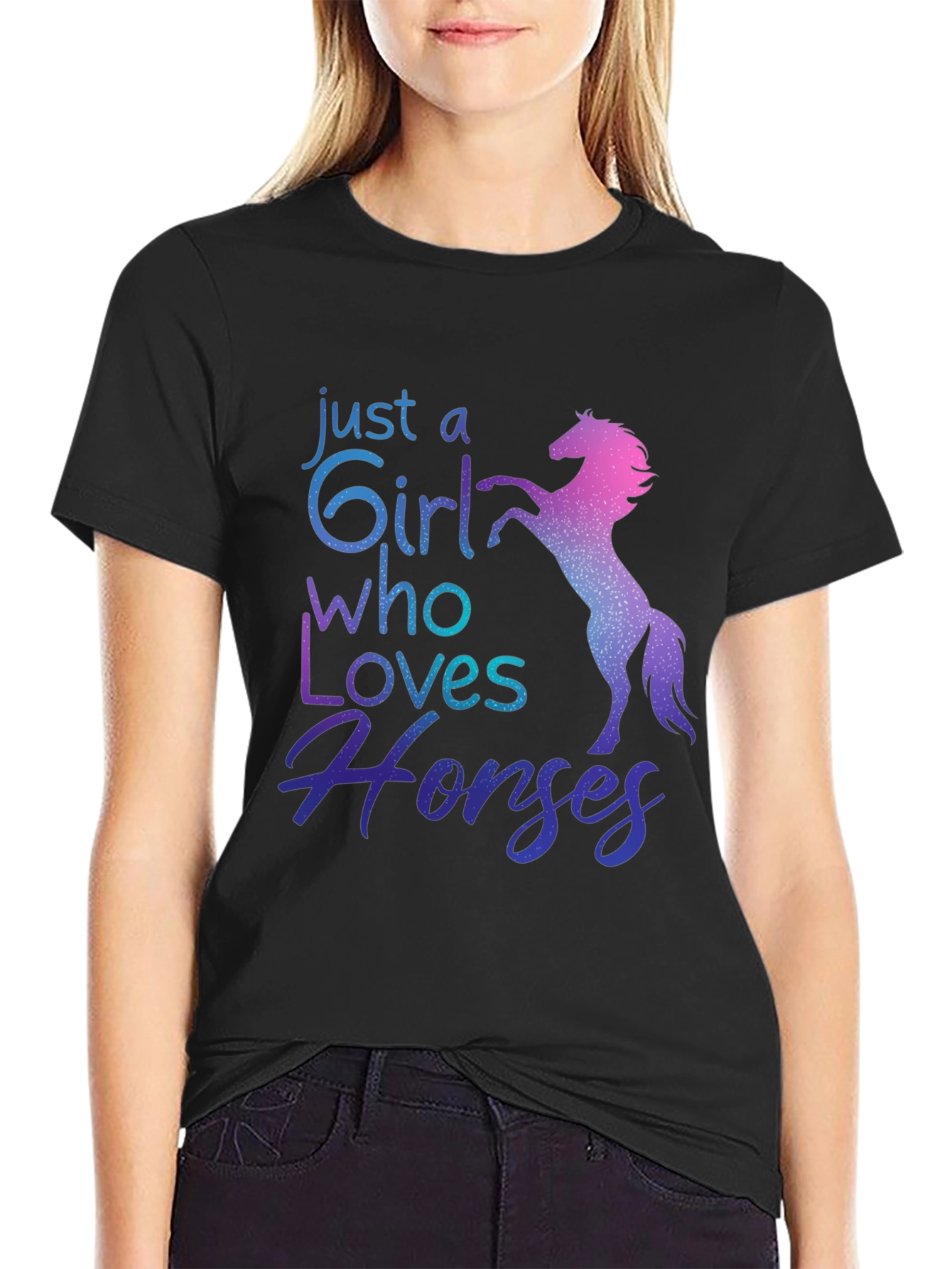 Just A Girl Who Loves Horses T-Shirt