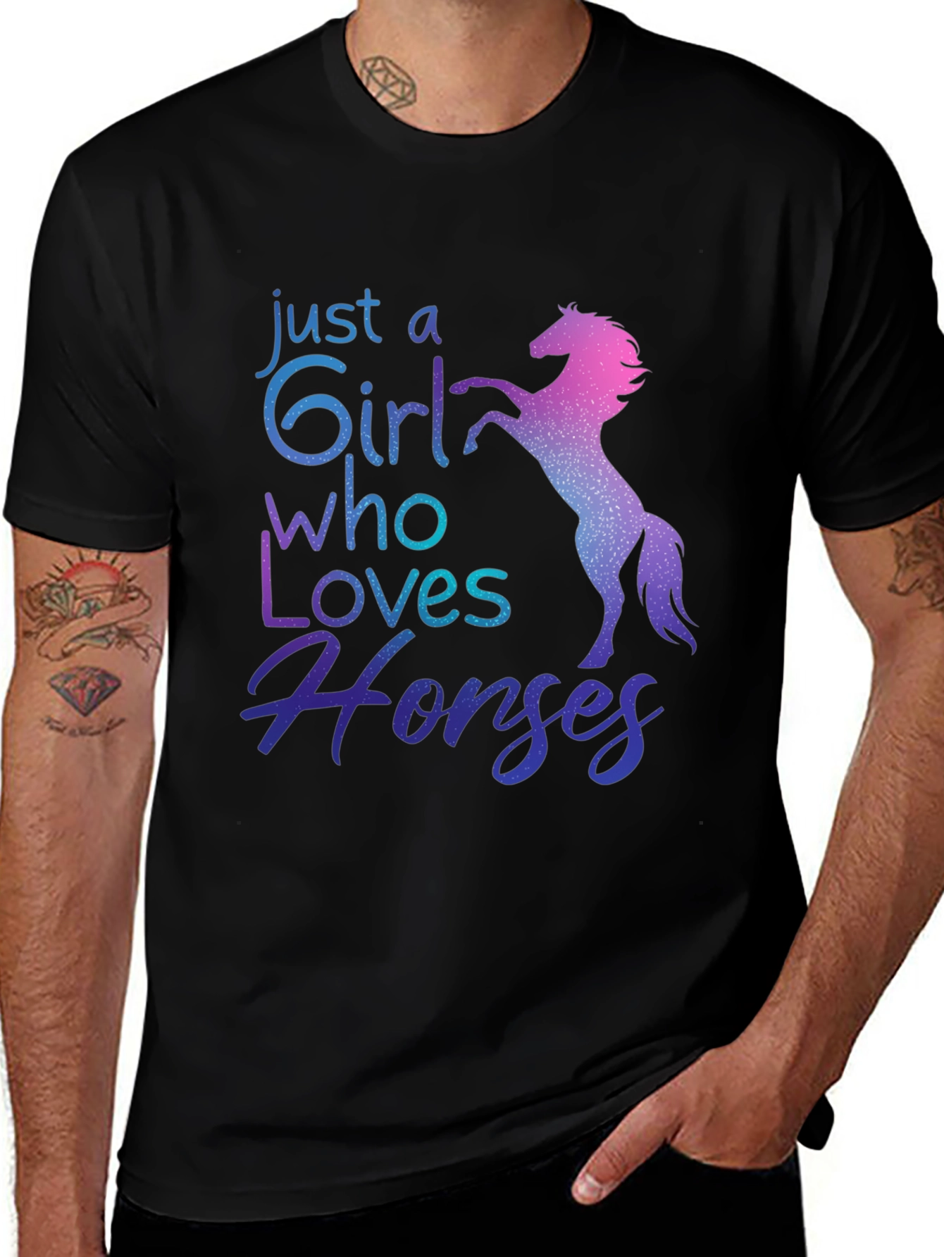 Just A Girl Who Loves Horses T-Shirt