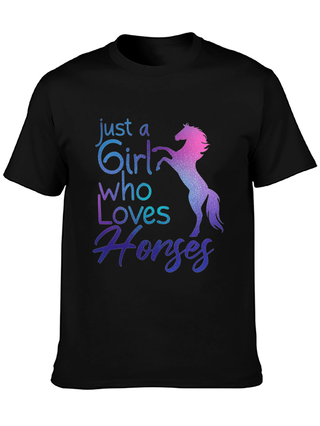 Just A Girl Who Loves Horses T-Shirt
