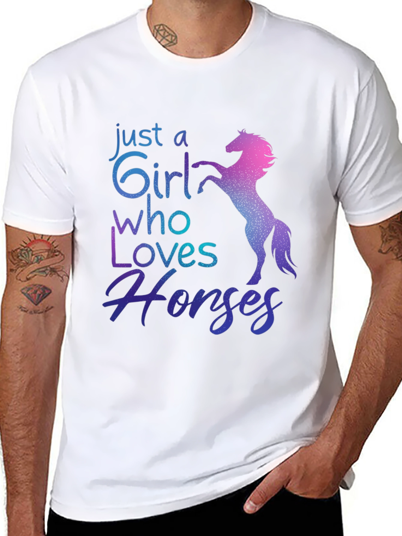 Just A Girl Who Loves Horses T-Shirt