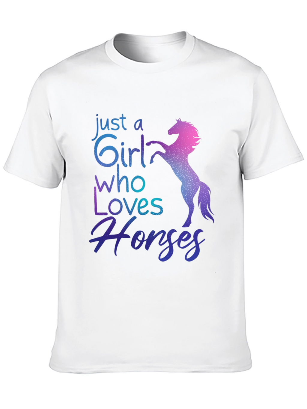 Just A Girl Who Loves Horses T-Shirt