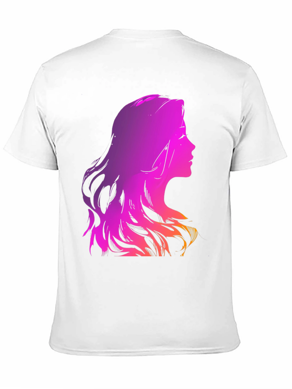 Woman Silhouette Graphic T-Shirt - Black