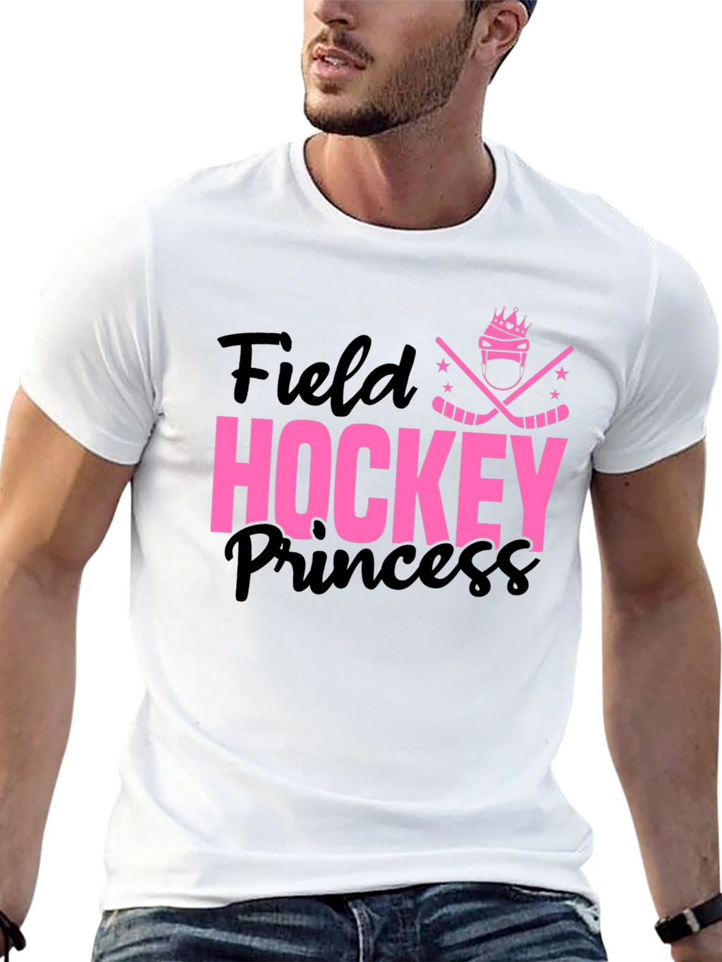 Field Hockey Princess Graphic Tee