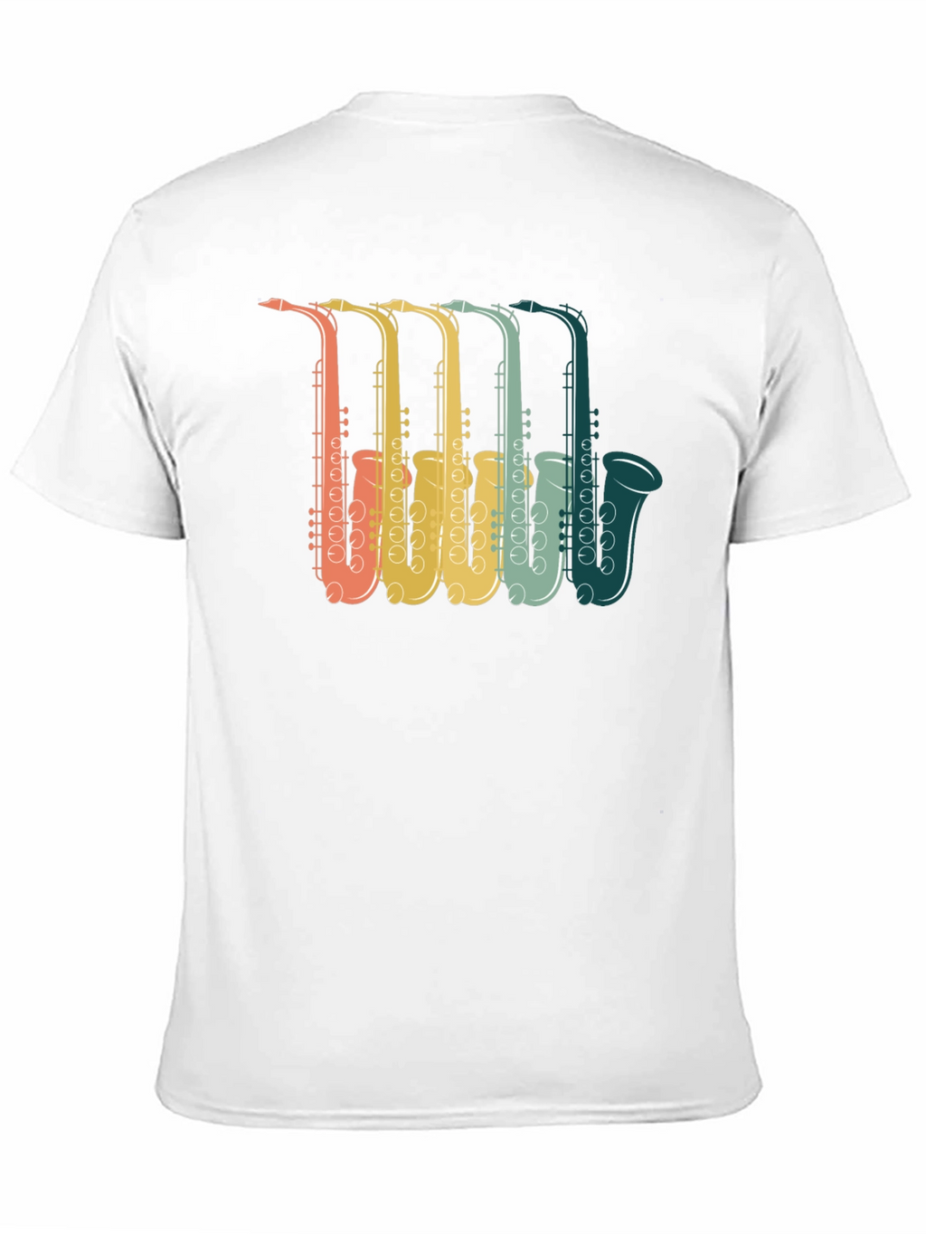 Retro Saxophone Music Lover T-Shirt