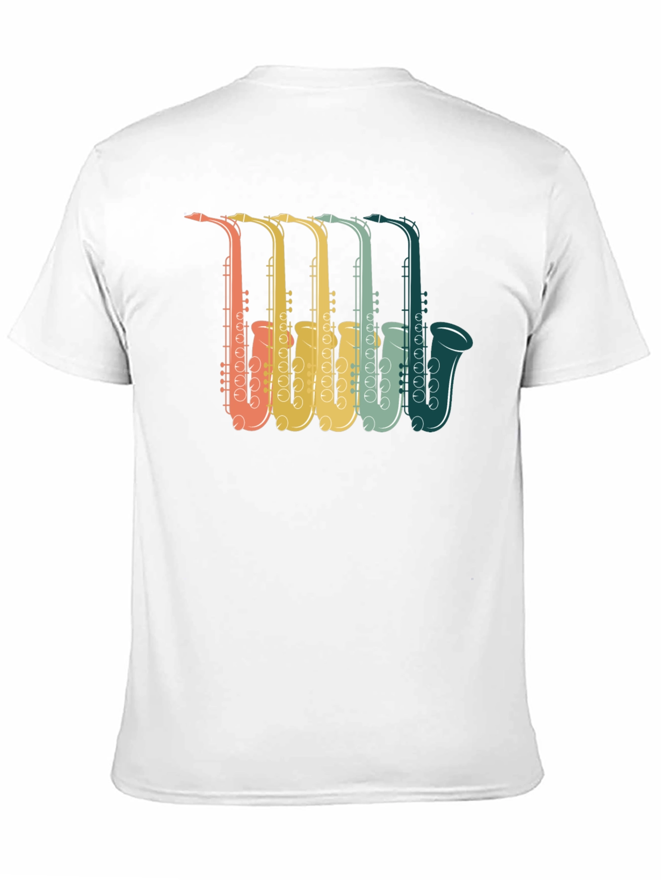 Retro Saxophone Music Lover T-Shirt