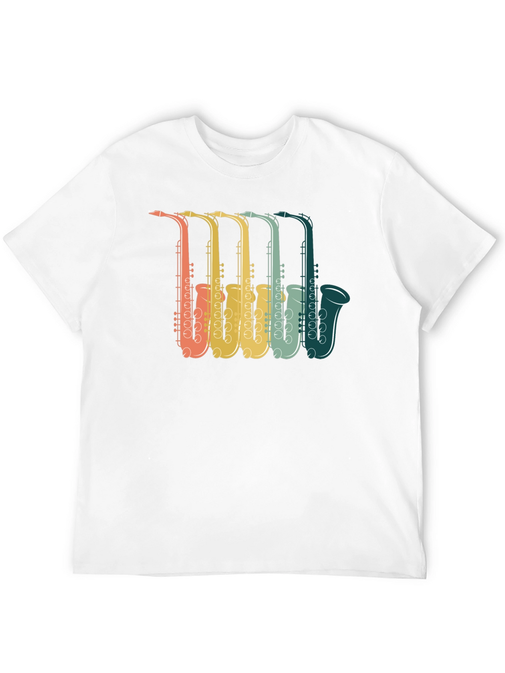Retro Saxophone Music Lover T-Shirt