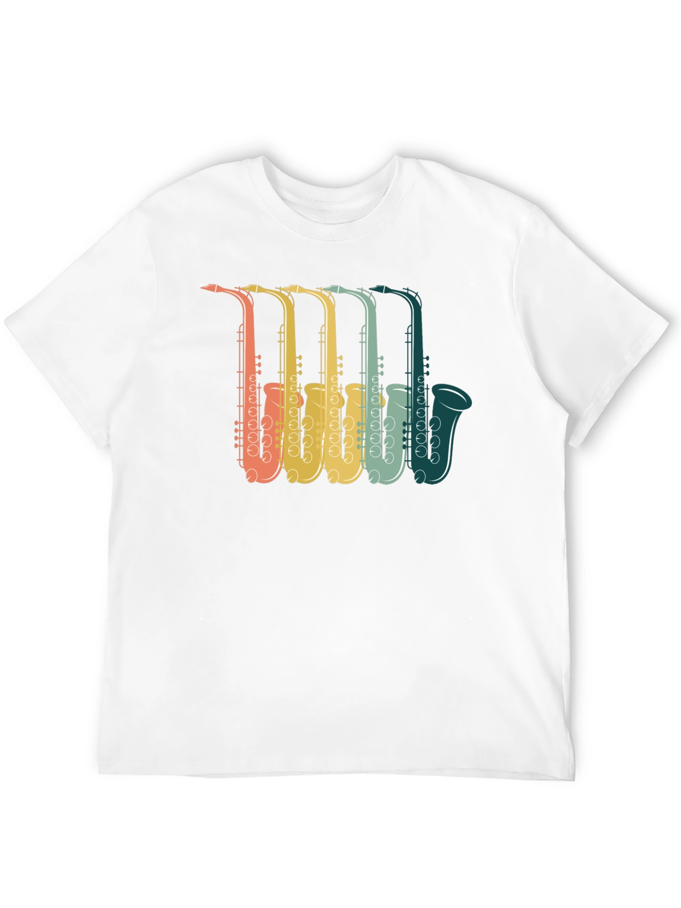 Retro Saxophone Music Lover T-Shirt