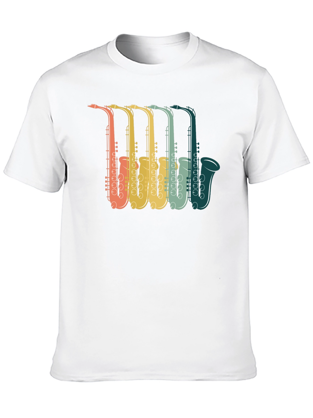 Retro Saxophone Music Lover T-Shirt