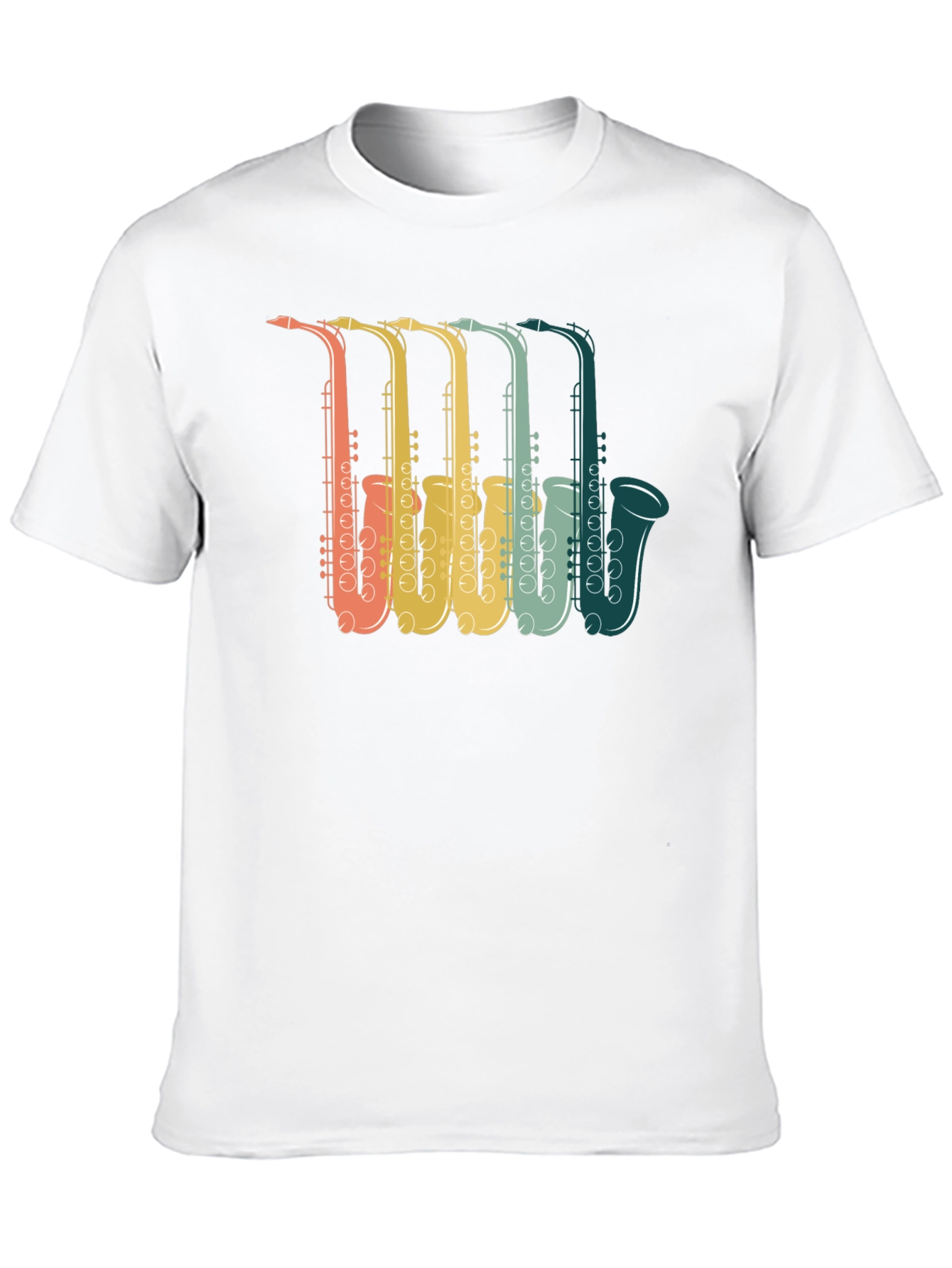 Retro Saxophone Music Lover T-Shirt